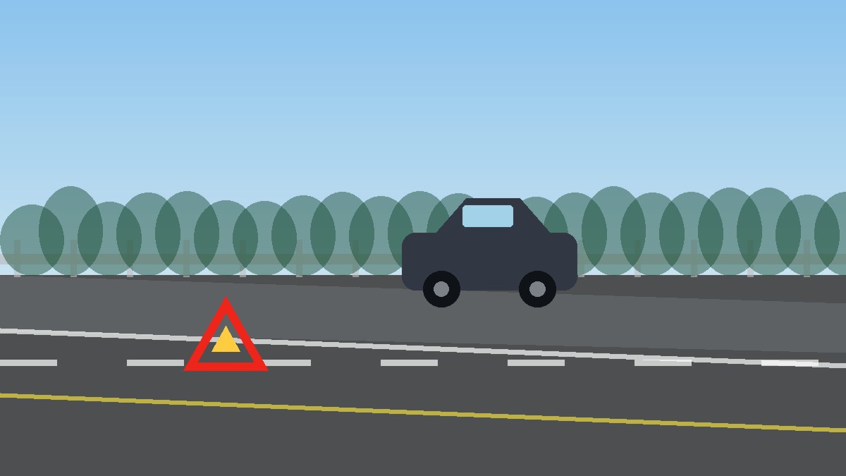 仙桃道路故障安全等待现场图